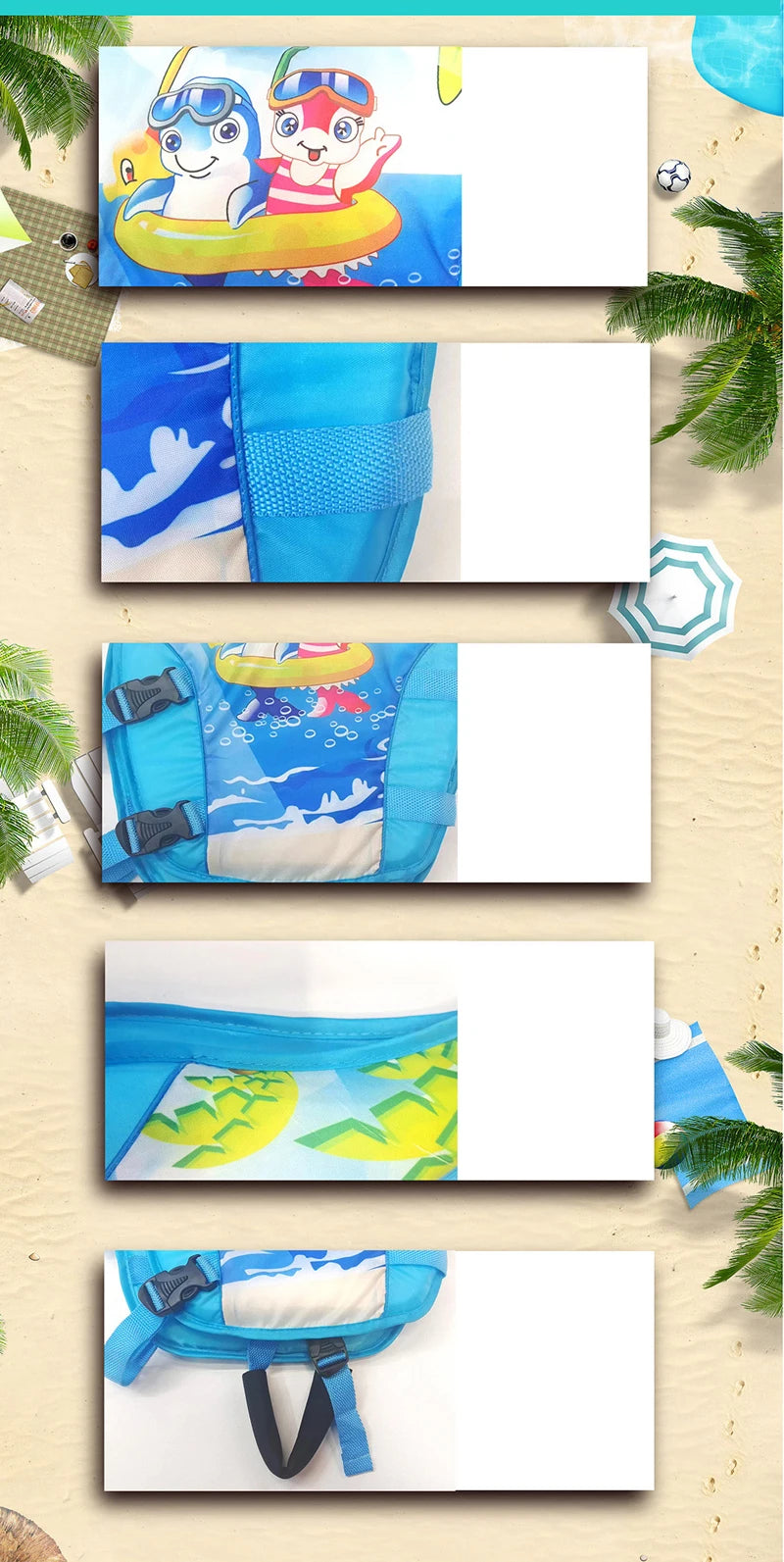 Gilet Galleggiante Per Bambini Non Gonfiabile, Sicuro Per Nuoto E Apprendimento In Piscina, Accessori