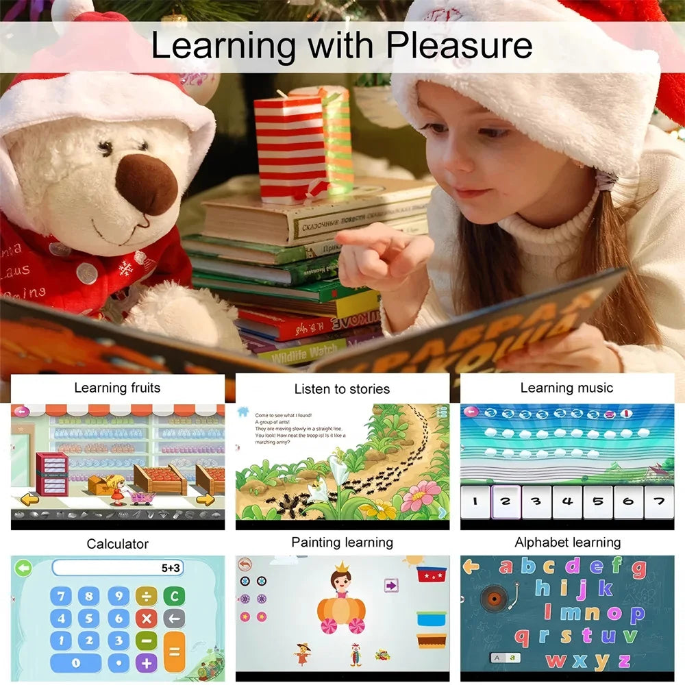 Tablet Per Bambini 7 Pollici Android 13, 4GB RAM, 64GB ROM Espandibile Fino A 1TB, WiFi e Bluetooth, 4000mAh