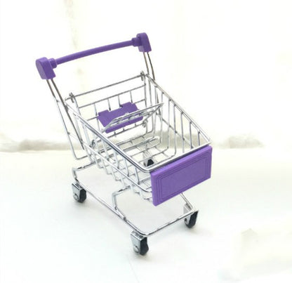 Carrello Della Spesa In Miniatura Per Scrivania Decorazione Casa Gioco Per Bambini
