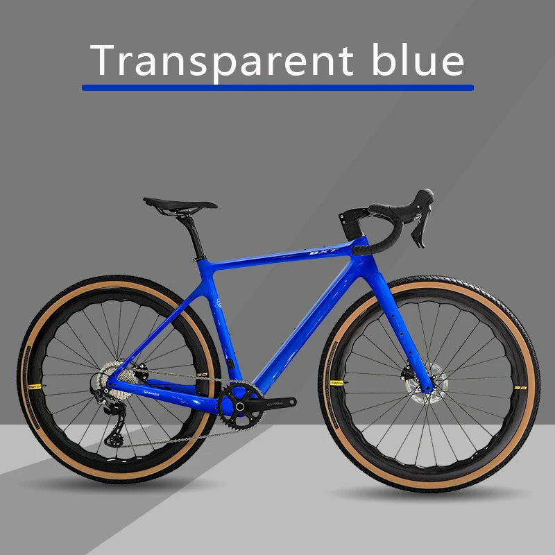 Bici Gravel In Fibra Di Carbonio 700C GRX 600 11 Velocità Con Ruote E Forcella In Carbonio