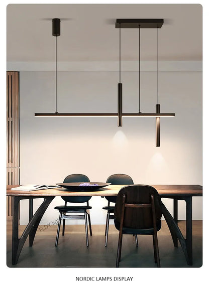 Lampada a Sospensione Nordico Led Per Ristorante e Cucina Con Lampadine Incluse Design Moderno