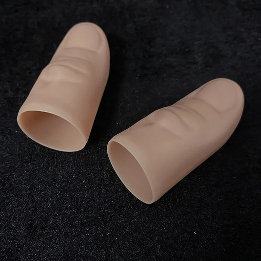5 Pezzi Punta Del Pollice in Pet Per Trucchi Di Magia Close Up Accessorio Mentalismo