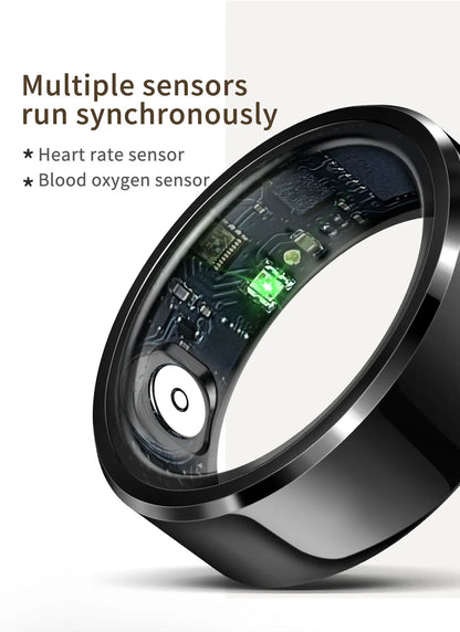 Anello Fitness Intelligente Per Huawei Xiaomi Tracciamento Attività Sonno Bluetooth Adatto iOS Android