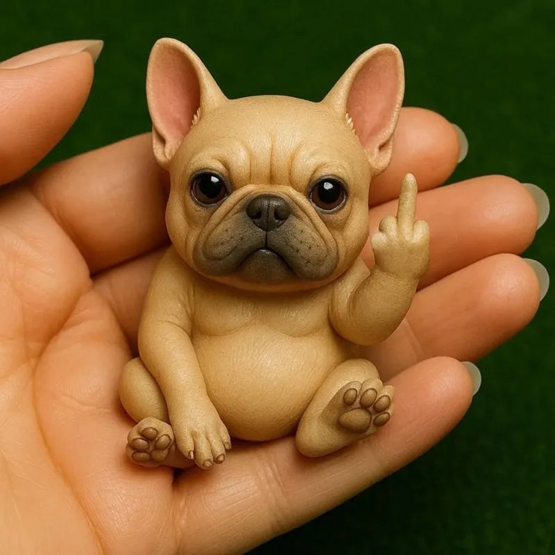 Mini Scultura In Resina Dito Medio Animale Per Scrivania Decorazione Ufficio E Casa Moderne