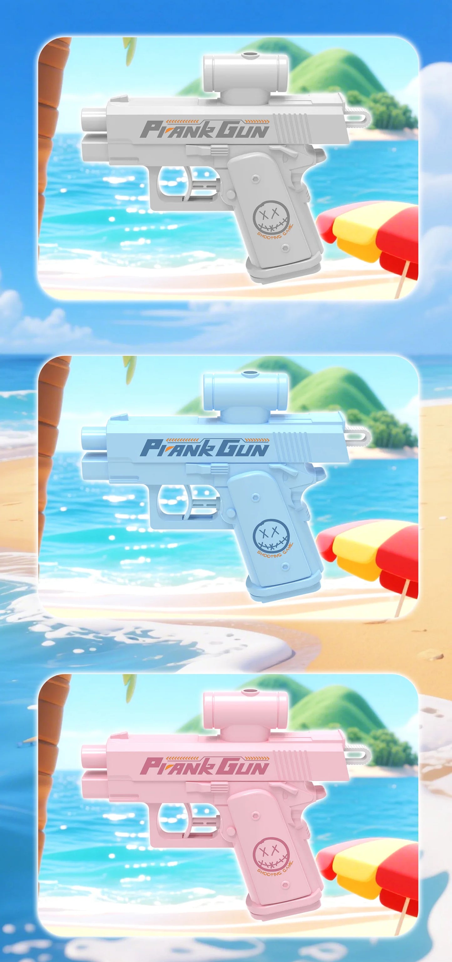 Pistola Ad Acqua Inversa Bifacciale Spruzzatore Tattico Estivo Per Bambini E Adulti