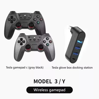 2025 NUOVO Controller di gioco USB wireless per Tesla Model Y/3/X/S Doppio lettore TV online PC PS3 Accessorio da gioco compatibile con vapore