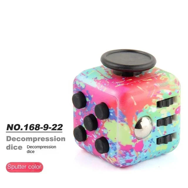 Dadi Di Decompressione Fidget Monocolore Per Sollievo Dallo Stress Rilascio Ansia Adulti E Bambini