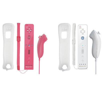 Set controller 2 in 1 per Nintendo Wii Joystick Motion Plus opzionale Gamepad remoto wireless con custodia in silicone Videogioco