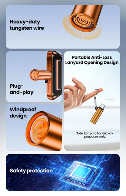 Accendisigari USB C Mini Con Spegnimento Automatico Adattatore Sicuro Per Auto E Smartphone Compatibile Con iPhone 17