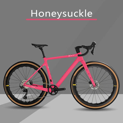 Bici Gravel In Fibra Di Carbonio 700C GRX 600 11 Velocità Con Ruote E Forcella In Carbonio