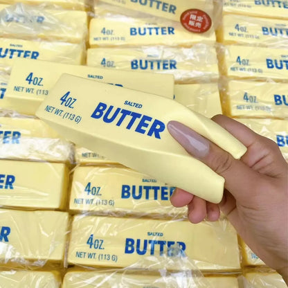 1PC Antistress Bastone di Burro Stress e Ansia Sollievo Agitarsi Giocattoli Aumento Lento Squishy Spremere Elastico Bastone di Formaggio Scherzo Giocattoli