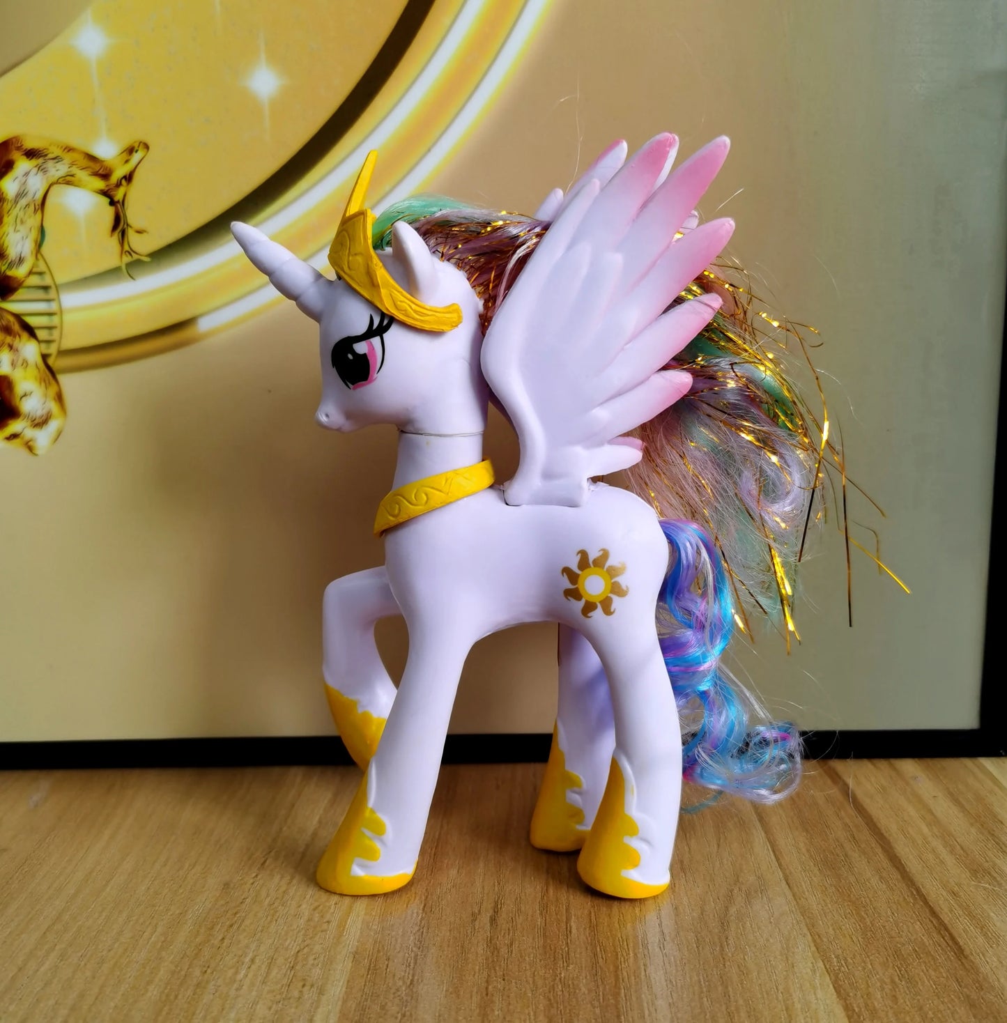 Set di giocattoli My Little Pony Fluttershy Rainbow Dash Twilight Sparkle Princess Cadence Luna Regalo a mano
