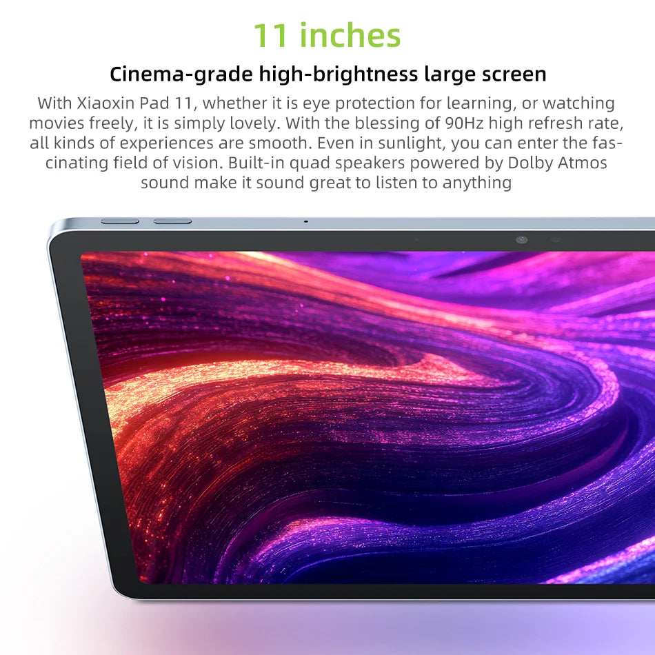 Lenovo Xiaoxin Pad 11 2025 Tablet 11 Pollici 2,5K Dimensity 6300, 128 O 256 GB, 7040 mAh, WiFi e Android Con Google Play