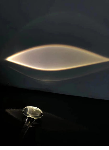 Lampada Da Tavolo Design Italiano Led Cristallo Eye Of The Sky Luce Notturna Per Soggiorno E Camera Da Letto
