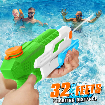 Pistola ad Acqua 530cc Adatta a Bambini e Adulti, Spruzzatore a Lunga Gittata per Piscina e Spiaggia