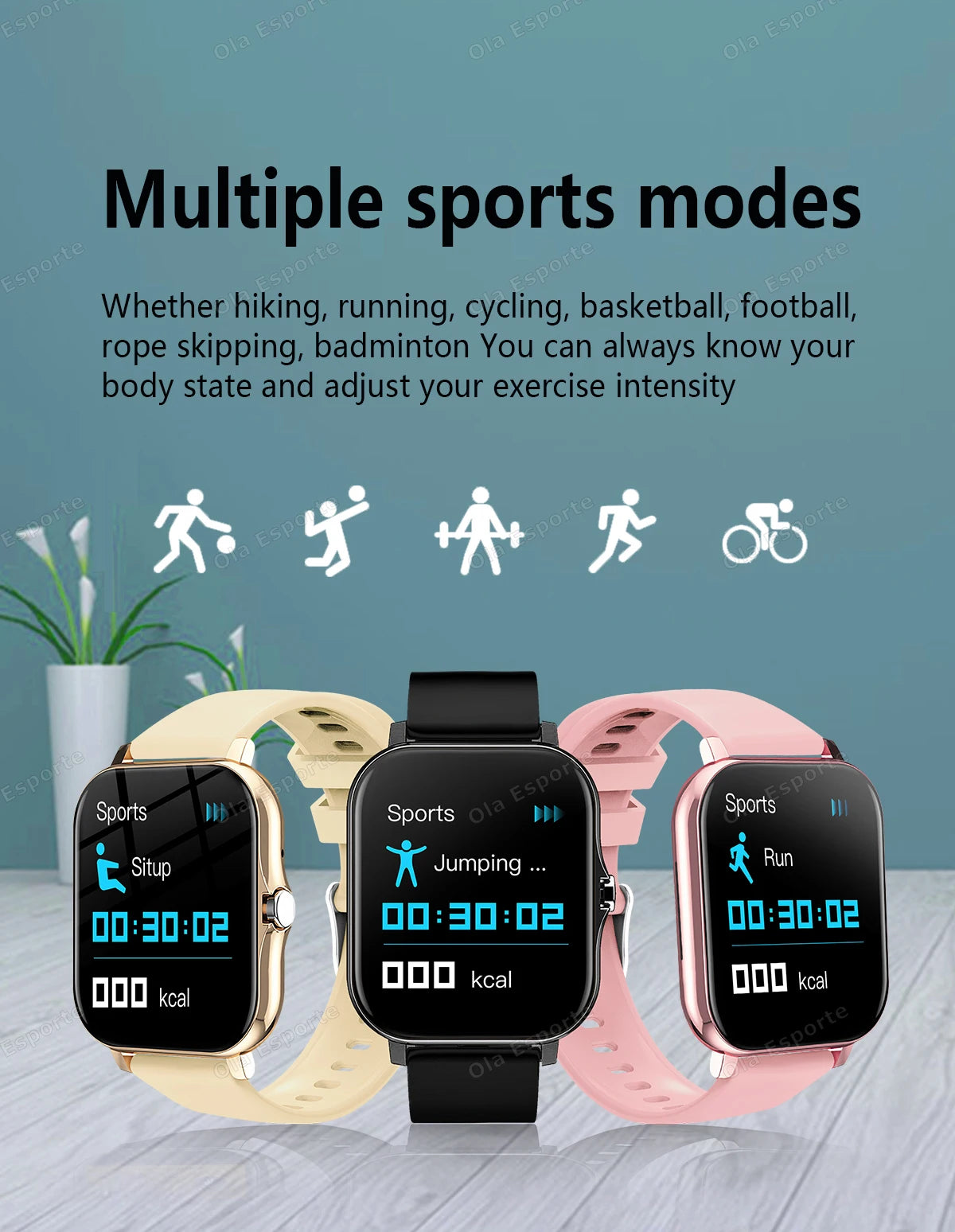 20226 Nuovo smartwatch da 1,83 pollici Notifiche di chiamata Monitoraggio del sonno Monitoraggio dell'attività Smart Watch compatibile con Android e iOS