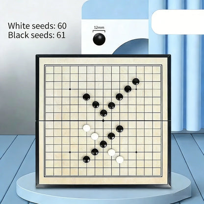 Set Go Da Tavolo Pieghevole Con Pietre Magnetiche Gioco Weiqi Tradizionale Portatile Per Adulti E Adolescenti