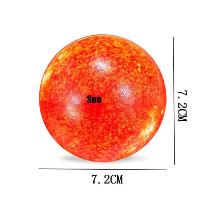 Sole Luna Palla antistress Sistema solare Pianeta Spazio Bomboniere a tema Fidget Giocattoli Adulti Bambini Juguetes Ansiedad