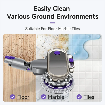 Testa di pulizia ad alta efficienza per Dysons V7 V8 V10 V11 V15 aspirapolvere testa Mop asciutta e bagnata con acqua Trank