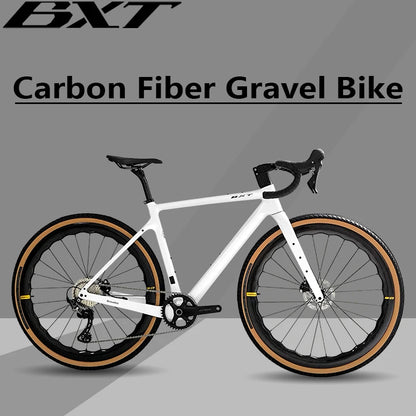 Bici Gravel In Fibra Di Carbonio 700C GRX 600 11 Velocità Con Ruote E Forcella In Carbonio