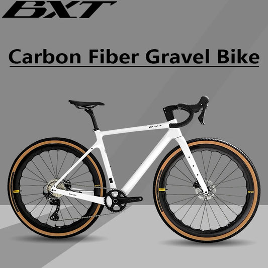 Bici Gravel In Fibra Di Carbonio 700C GRX 600 11 Velocità Con Ruote E Forcella In Carbonio