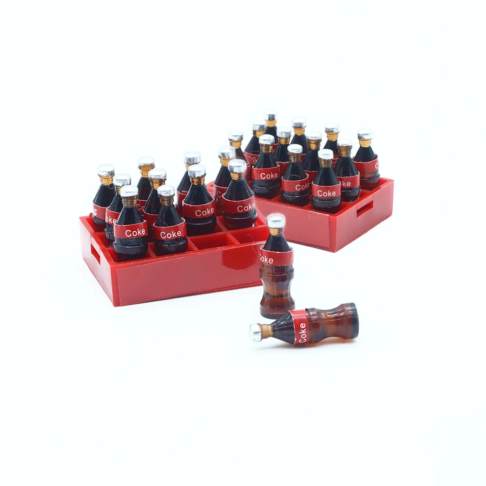Set Da 13 Pezzi Mini Bottiglie Cola Per Casa Delle Bambole Accessori Cucina In Miniatura