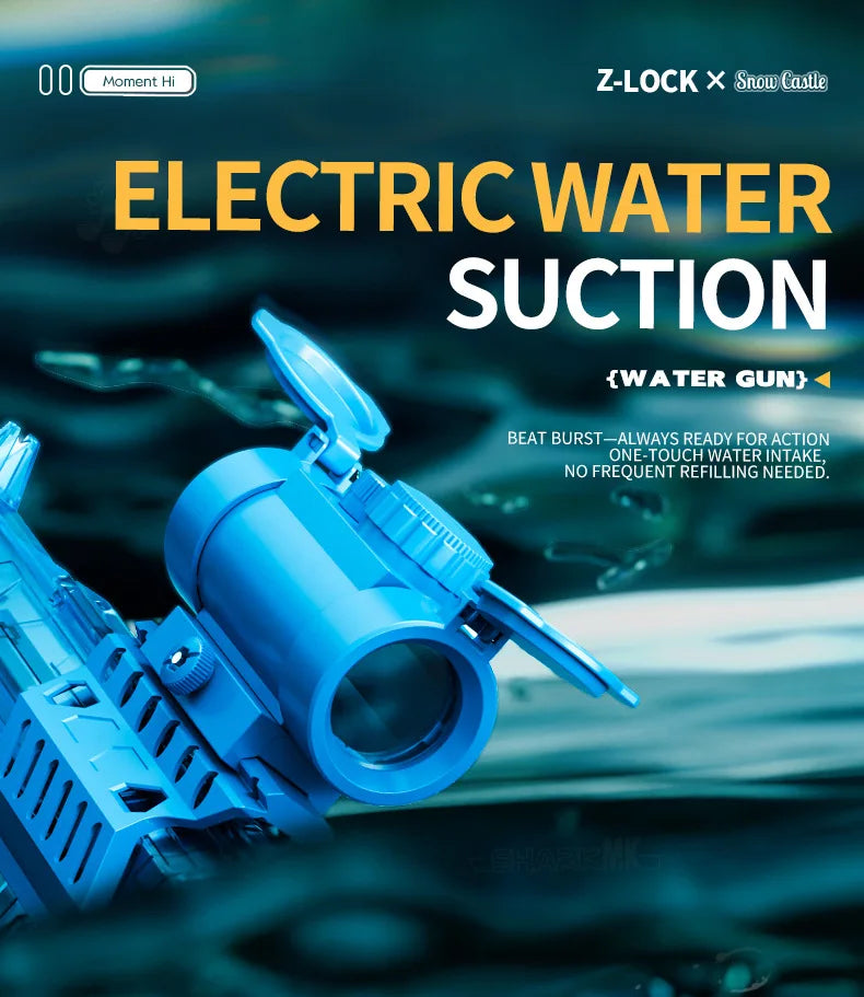 Pistola Ad Acqua Elettrica MK9 Con Luce A Induzione Giocattolo Estivo Per Bambini