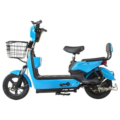 Bicicletta Elettrica Da Strada Certificata Ce Motore 350W Batteria 48V 12Ah Cambio Per Corse