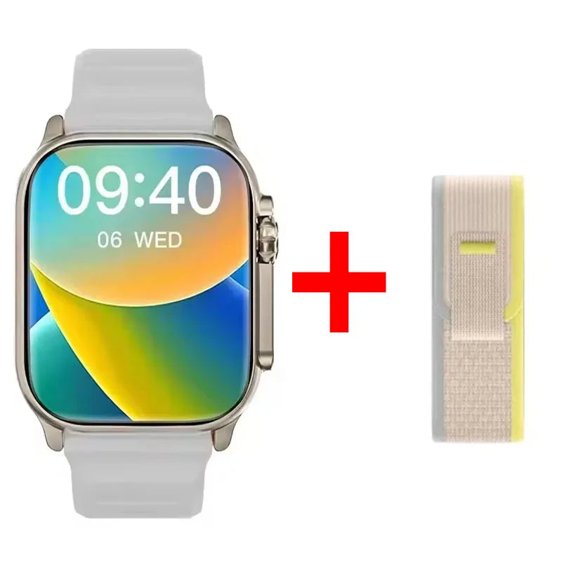 Nuovo Smartwatch 2026 Watch 10 Ultra 49mm con NFC, GPS, Chiamate Bluetooth, Musica BT, Giochi e Ricarica Wireless per Uomo e Donna