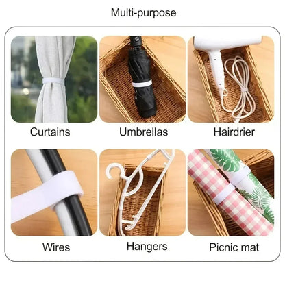 3M Gancio e Anello di Fissaggio Organizzatore di Cavi Fascette Avvolgicavo Keeper Cavi USB Protezione di Gestione Auricolare Mouse Fascette