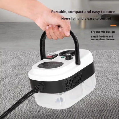 Pulitore a vapore da 1,2 litri Sterilizzazione ad alta temperatura Aria condizionata Cappa da cucina Pulitore a vapore per casa/auto 220 V/110 V Spina UE/USA