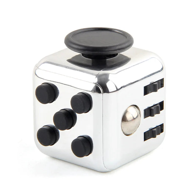 Dadi Di Decompressione Fidget Monocolore Per Sollievo Dallo Stress Rilascio Ansia Adulti E Bambini