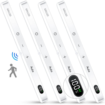 Lampada Da Armadio Con Sensore Di Movimento E Batteria Ricaricabile Barra Luminosa Touch Da 60 Led Per Luce Notturna