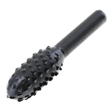 Set Da 5 Raspe Rotative Per Intaglio Del Legno Frese Per Trapano In Acciaio Ad Alto Tenore Falegnameria Utensili Diy