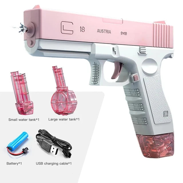 Pistola Ad Acqua Elettrica Automatica Modello M416 Per Giochi Esterni Spiaggia Estivo