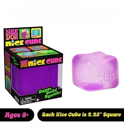 Schylling Nee Doh Nice-Sicle Cubo Sensoriale, Giocattolo Morbido Antistress, Ideale per Ansia e Concentrazione