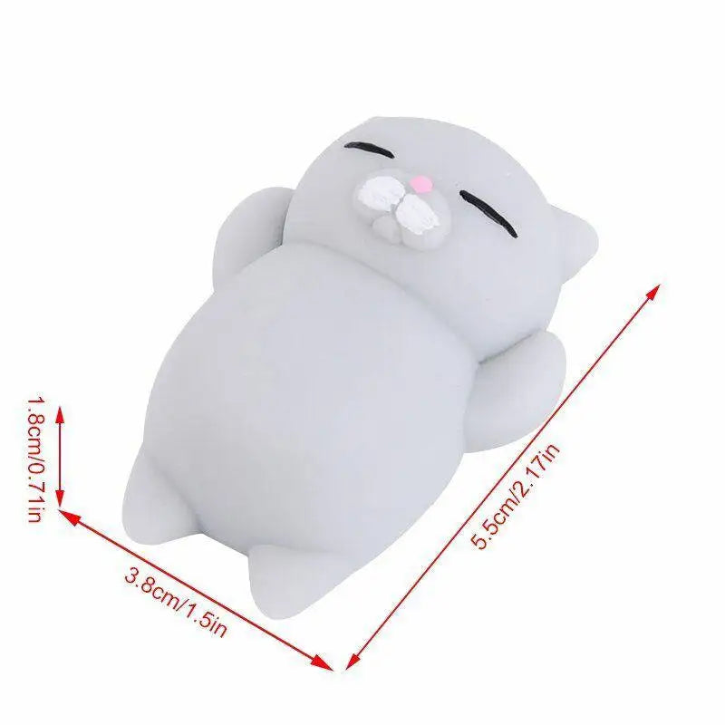 5 pz Animale Gatto Kawaii Gatto Squishy Mini Squishies Stress Mochi Squishy Giocattoli Mochi Squishy Stress Mochi Animale Giocattolo Regalo per il Capretto