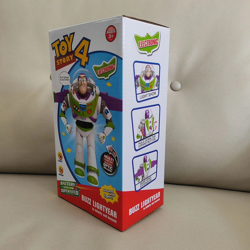 Nuovo disponibile Toy Story Buzz Lightyear Robot da passeggio elettrico bambola Action Figure Pixar modello giocattolo adatto per regalo di compleanno per bambini
