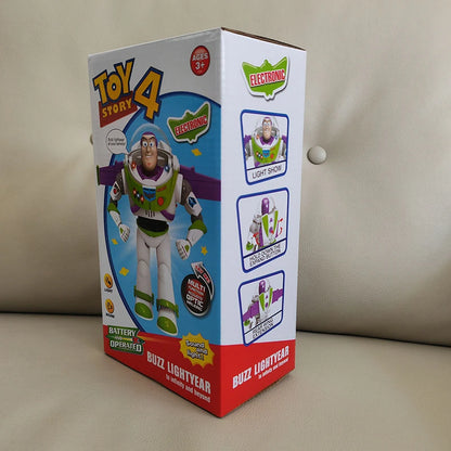 Nuovo disponibile Toy Story Buzz Lightyear Robot da passeggio elettrico bambola Action Figure Pixar modello giocattolo adatto per regalo di compleanno per bambini