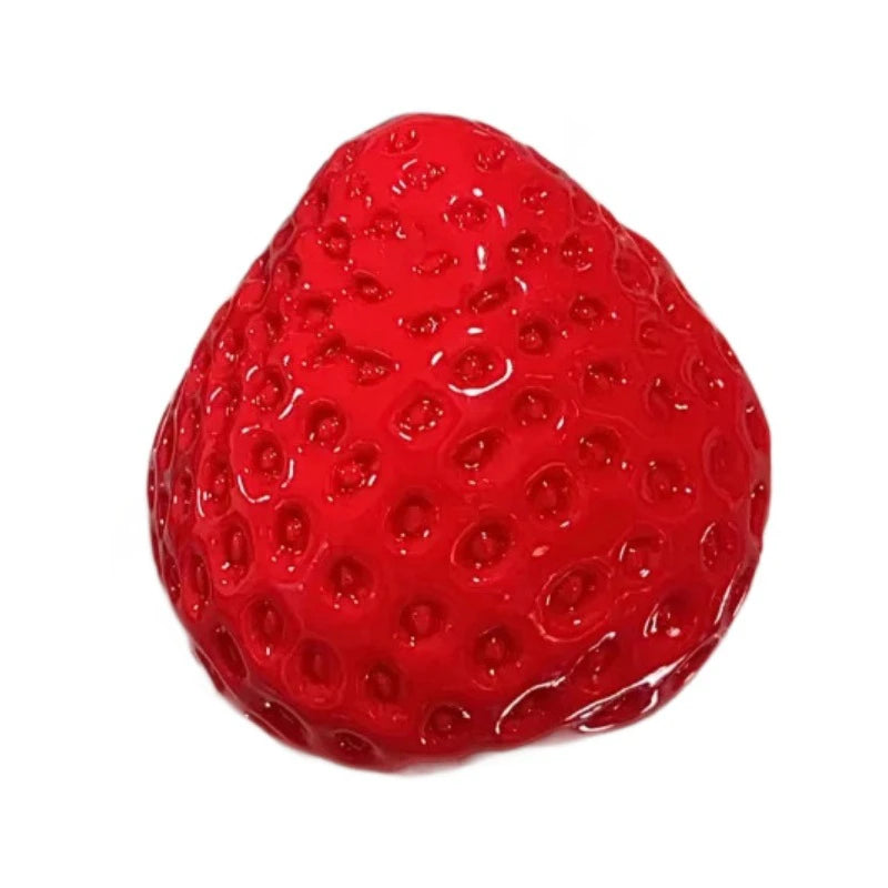 Giocattolo Squishy Fidget Taba alla fragola - Giocattolo antistress a rimbalzo lento per bambini, adulti, bomboniere per ufficio e bomboniere - Regalo da spremere