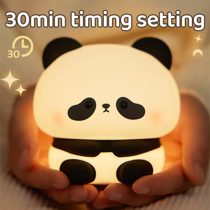 Luce Notturna Panda Led Con Touch Usb Ricaricabile Per Cameretta Decorazione Per Bambini