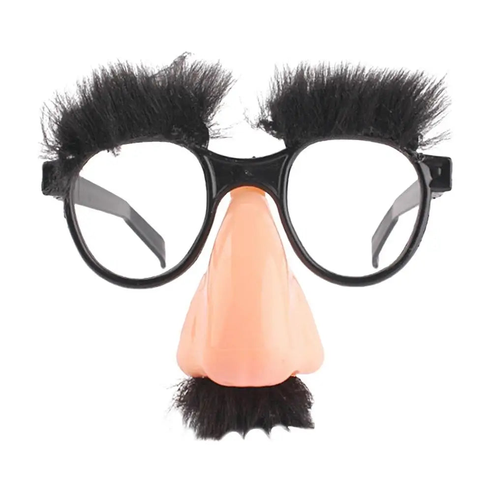 Naso Finto Grande Occhiali Divertenti Per Prank Party Bar Gag Scherzi Decorativi