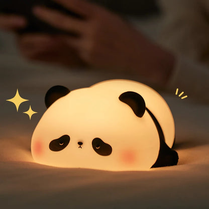 Luce Notturna Panda Led Con Touch Usb Ricaricabile Per Cameretta Decorazione Per Bambini