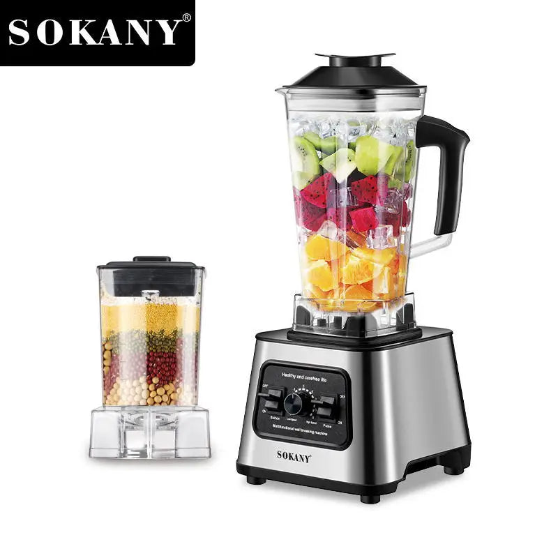 Frullatore Commerciale 6000 W Stazionario In Acciaio Inox Senza BPA 2,5 L Per Frullati Ghiaccio