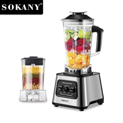 Frullatore Commerciale 6000 W Stazionario In Acciaio Inox Senza BPA 2,5 L Per Frullati Ghiaccio