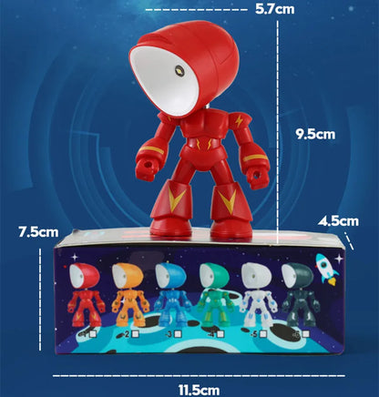 Luce Notturna LED A Forma Di Eroe Dei Cartoni Animati Lampada Da Tavolo Per Cameretta Regalo Bambini