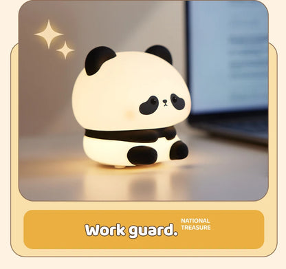 Luce Notturna Panda Led Con Touch Usb Ricaricabile Per Cameretta Decorazione Per Bambini