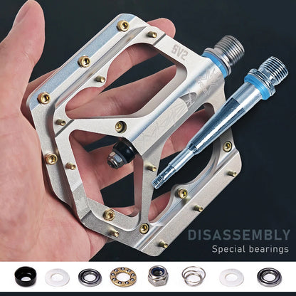 Pedali Per Mountain Bike KRSEC Ultraleggeri In Alluminio CNC Con Cuscinetti Sigillati E Perni