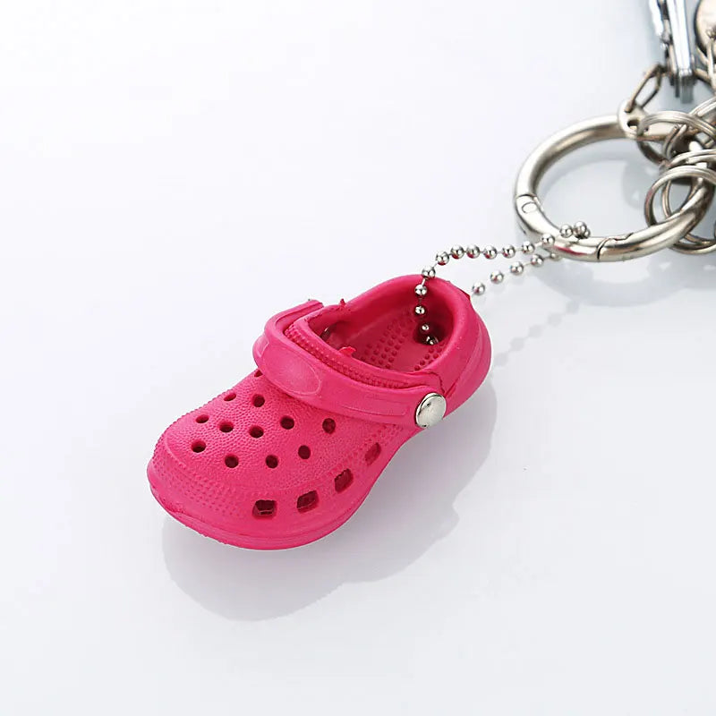Portachiavi A Forma Di Scarpe 3D In PVC Per Zoccoli E Sandali Decorazione Per Borsa Spiaggia Unisex