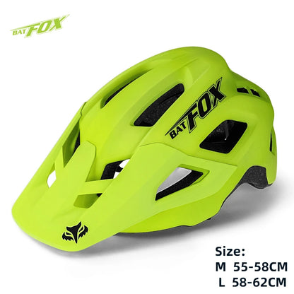Casco Da Bicicletta Batfox Speedframe MTB Leggero Con Certificazione CE Aerodinamico E Protezione Affidabile